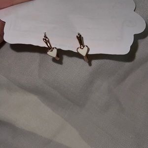 Pura Vida Small Heart Hoop Earrings